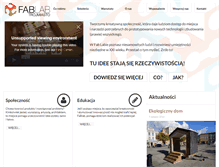 Tablet Screenshot of fablabt.org